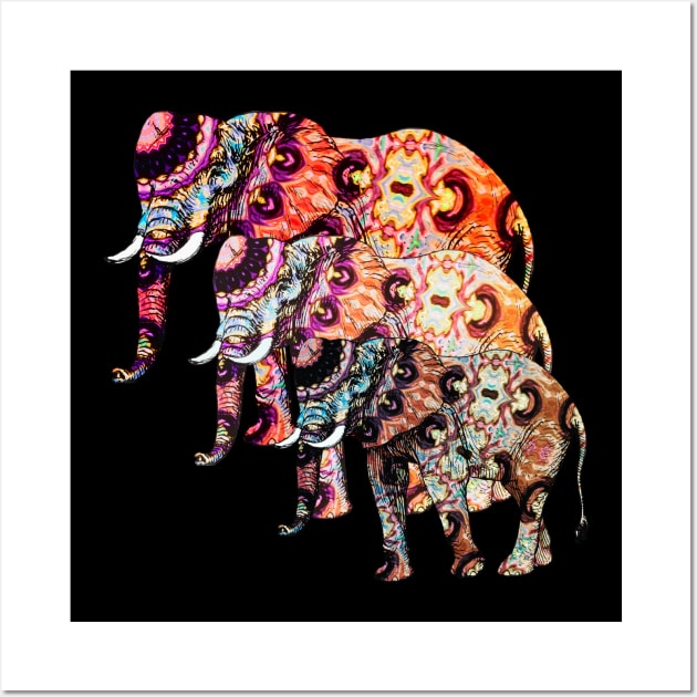 COLORFUL ELEPHANT Wall Art by Love My..